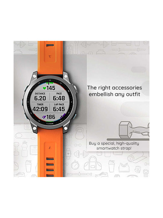 Techsuit Watchband Quickfit Λουράκι (Garmin Fenix 3/3 HR/5X/5X Plus/6X/6X Pro/7X/7X Pro Solar) Techsuit Watchband Quickfit Λουράκι (Garmin Fenix 3/3 HR/5X/5X Plus/6X/6X Pro/7X/7X Pro Solar)