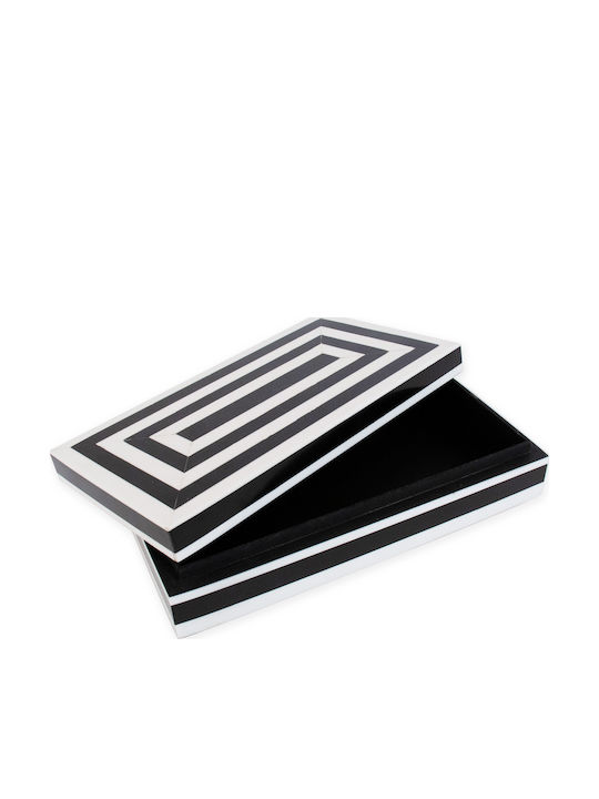 Helio Ferretti Schmuckkästchen Schwarz 22x5x12,5cm