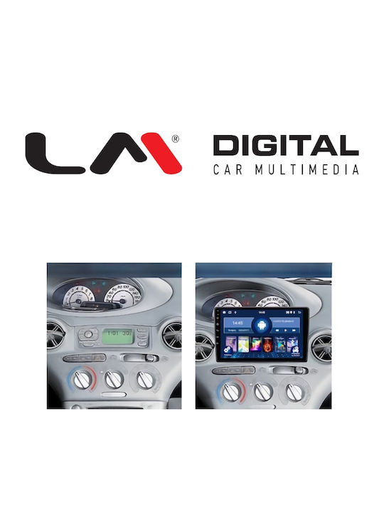 LM Digital Ηχοσύστημα Αυτοκινήτου για Toyota Yaris / Verso 1999 > 2005 (Bluetooth/USB/WiFi/GPS/Apple-Carplay/Android-Auto)