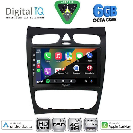 Digital IQ BXF 17406_CPAA Tabletă Multimedia 9 Inch Sisteme Audio Auto Mercedes CLK W209 Mod 2000-2004