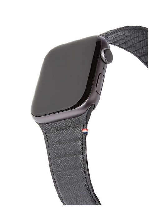 Decoded Magnetic Strap Lite Strap Leather Black (Apple (Apple Watch 38/40/41/42mm) D20AWS40TSL1RB