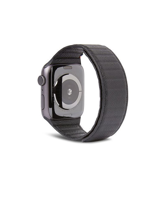 Decoded Magnetic Strap Lite Strap Leather Black (Apple (Apple Watch 38/40/41/42mm) D20AWS40TSL1RB