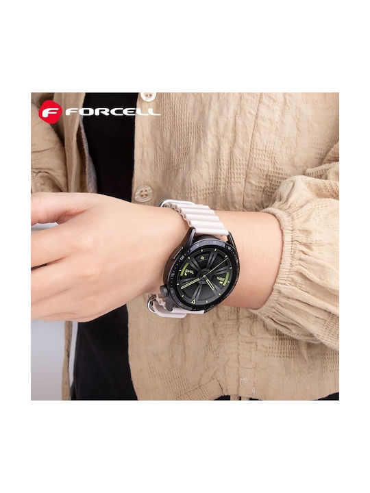 Forcell Λουράκι Σιλικόνης Πορτοκαλί (Samsung Watch 20mm)