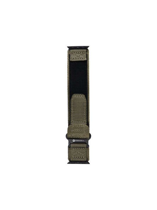 Forcell F-design Λουράκι Υφασμάτινο Πράσινο (Apple Watch 38/40/41 mm)