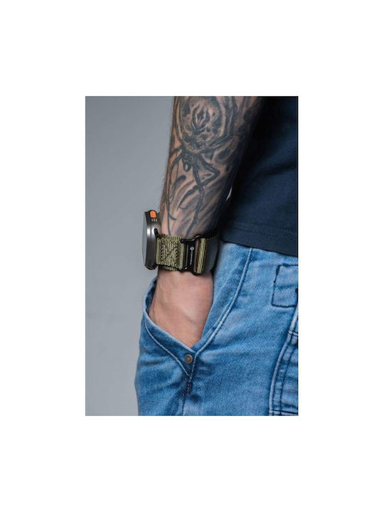 Forcell F-design Λουράκι Υφασμάτινο Πράσινο (Apple Watch 38/40/41 mm)
