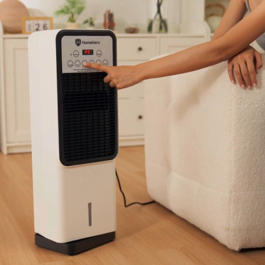 HomeVero Air Cooler 60W με Τηλεχειριστήριο Λευκό