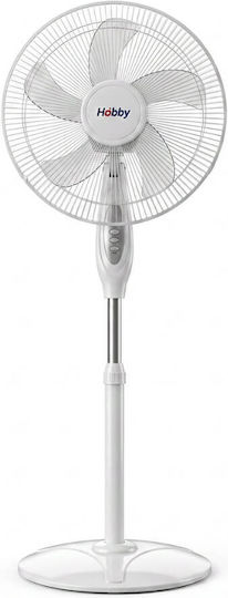 Hobby Hobby Pedestal Fan 45W Fan Diameter 40cm White