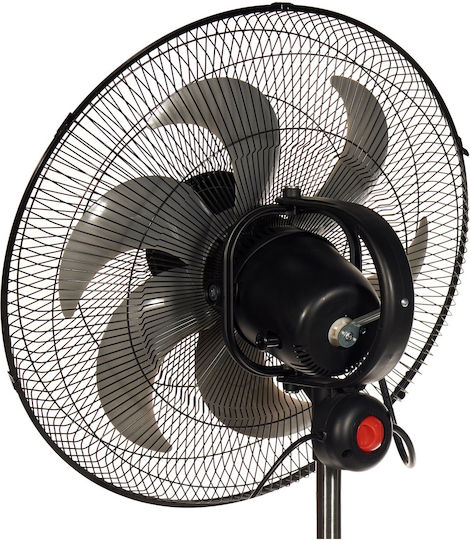 TnS Pedestal Fan 75W Fan Diameter 45.72cm Black