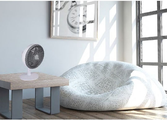 Pedestal Fan 80W Fan Diameter 30cm White