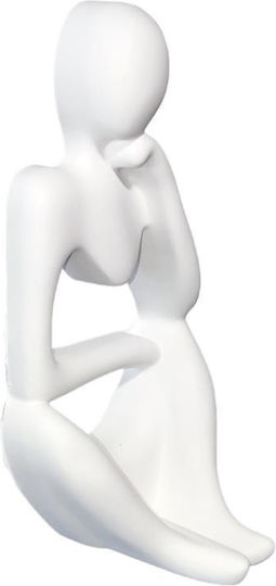 Statuetă Ceramică Modernă Gânditoare 12.7x6x4.7cm