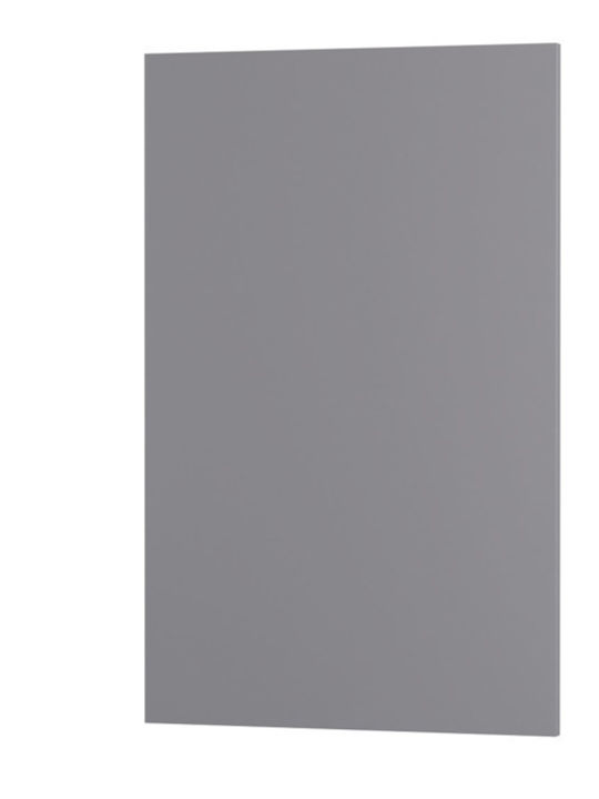 Alphab2b Craft Rechteckiges Seitenansicht aus Spanplatte Graphit 44,6x71,3x1,6cm WASH45C01