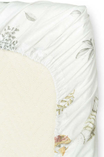 Sensillo Baby Crib Bedding Set 3pcs White