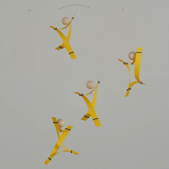 Flensted Mobiles Mobilă Decorativă de Cameră pentru Copii Galben Free Mind