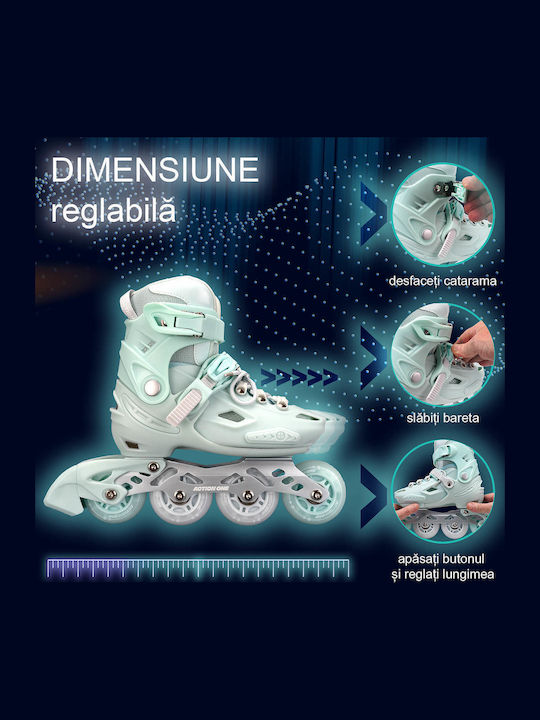 Action One Role Inline Reglabile Pastel Mint Verde Mărimea M 32-35