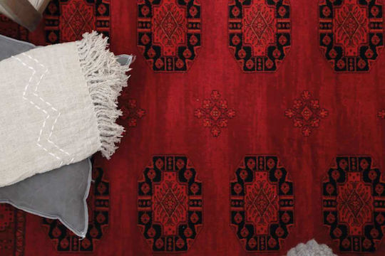 Royal Carpet Set Modern Schlafzimmer-Teppichsets Synthetisch,Polyester/Cotton/Leather Bordeaux 11AFG6871H77.067500 2Stück