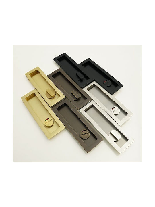Convex Series 1507zsaf-s73s73 Door Flush Handle with Key Hole Bronze 50mm 1507ZSAF-S73S73
