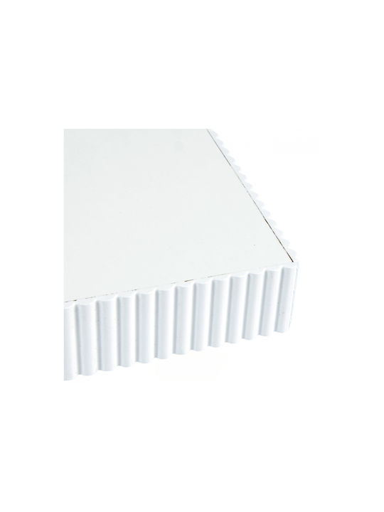 Ράφι Τοίχου με LED Λευκό 60x23.5x3.8εκ.