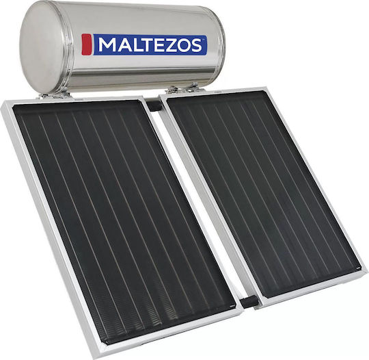Maltezos Încălzitor solar de apă 200lt Inox Dublă acțiune 3 m² Selectiv