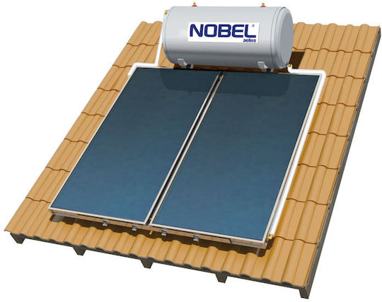 Nobel Solar Water Heater 200lt Glass 4 sq.m. Roof Tile Selective
