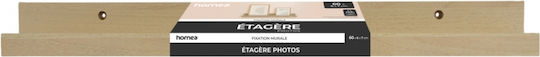 Brown Wall Shelf 60x6x7cm