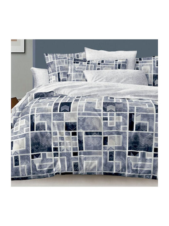 Palamaiki Πάπλωμα Υπέρδιπλο με Γέμιση Microfiber 230x250εκ. Zen101 Εμπριμέ 350 GSM
