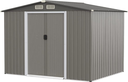 Metallische Gartenhaus Galvanisiert 2,6x2,07x1,8m