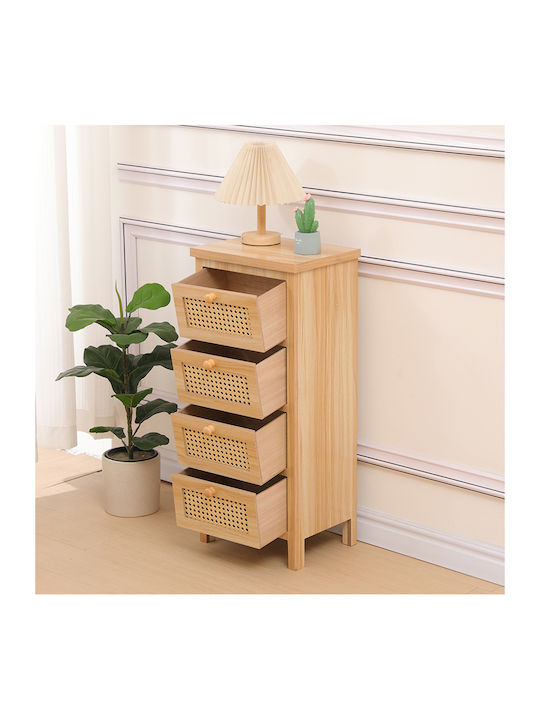Comodă Dormitor Din Lemn Scandy 44x26x78.5cm