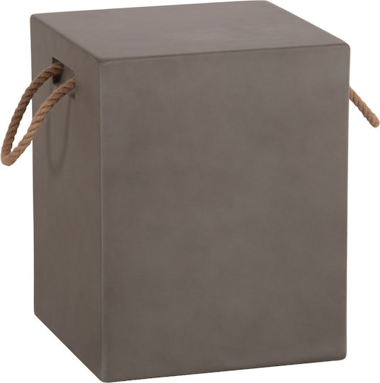 Външни Табуретки Бар от Бетон Zak Сив 36x36x43см