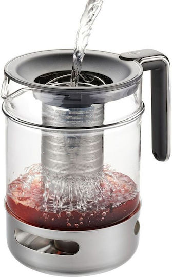 Gefu Teekanne Rostfreier Stahl Schwarz 1500ml
