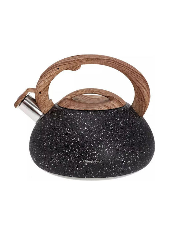 Klausberg Teekanne Rostfreier Stahl Gray 2700ml