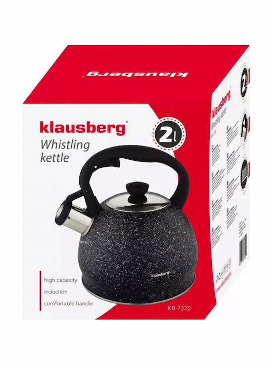 Klausberg Чайник Неръждаем Сив 2000мл