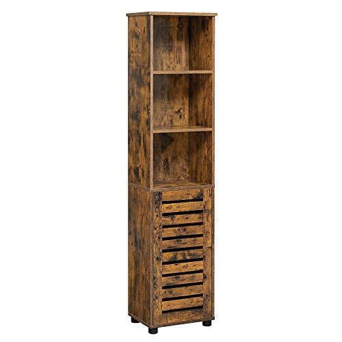 Songmics BBK160X01 Στήλη Μπάνιου Δαπέδου 40x30x167cm Καφέ Songmics BBK160X01 Στήλη Μπάνιου Δαπέδου 40x30x167cm Καφέ