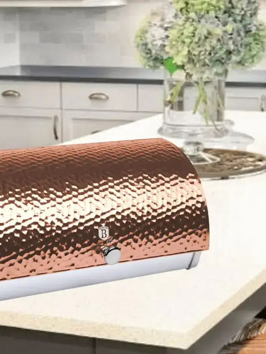 Berlinger Haus Metallic Line Cutie de pâine cu capac Inox Rose Gold Collection 38.5x28x18.5cm