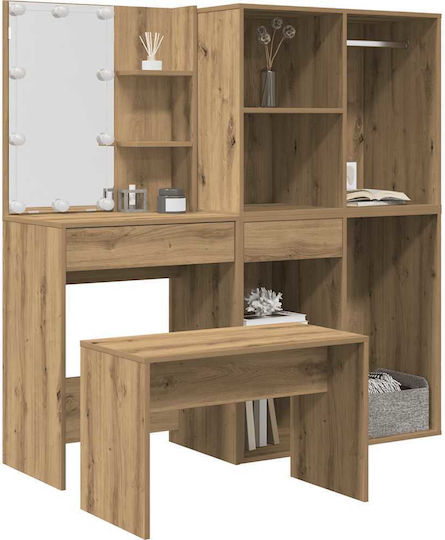 Schminktisch Hölzern Coffee mit Spiegel 60x40x140cm Schminktisch Hölzern Coffee mit Spiegel 60x40x140cm