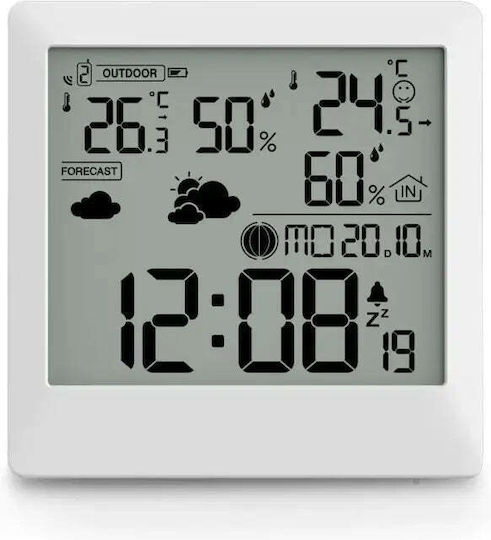 HAMA 00222238 Drahtlos Wetterstation Digital Tischplatte Weiß HAMA 00222238 Drahtlos Wetterstation Digital Tischplatte Weiß