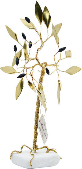Epilekton Art Decorative Olive made of Metallic 16x16cm 1pcs