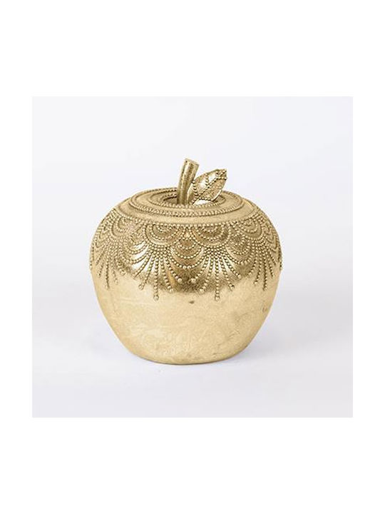 Σετ Διακοσμητικά Μήλα Πολυρητίνης 11.5x11.5x11.5cm 3τμχ
