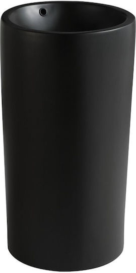 Piccadilly LT-023A Νιπτήρας Δαπέδου Πορσελάνης 46x46cm Μαύρος Piccadilly LT-023A Νιπτήρας Δαπέδου Πορσελάνης 46x46cm Μαύρος