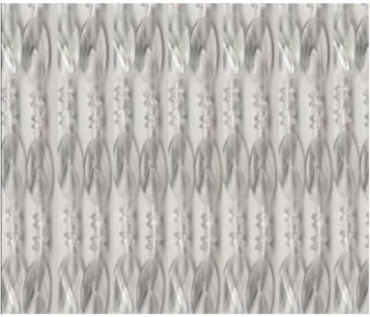 Sidirela Bead Door Curtain Plastic Transparent 100x220cm 6871541-30009
