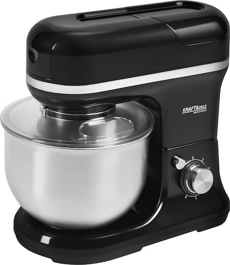 Kraft & Dele Mașină de bucătărie 3000W cu Bol din Inox 5lt