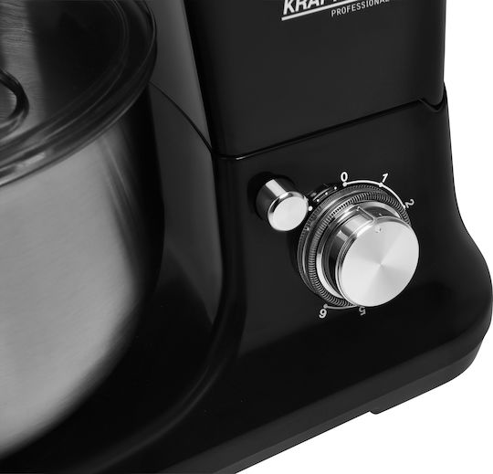 Kraft & Dele Mașină de bucătărie 3000W cu Bol din Inox 5lt