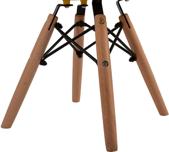 Stuhl Kid Gelb 30.5x33x59cm 1Stück