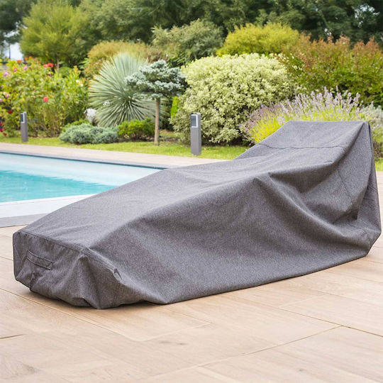 Hesperide Protective Cover for Chaise Lounge 220x145x90cm in Grey Colour
