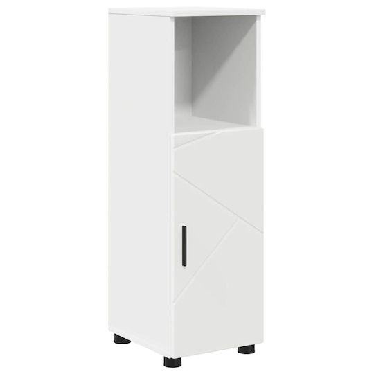 vidaXL Blat cu Lavoar, Oglindă & Coloană L61xW35xH64cm Alb
