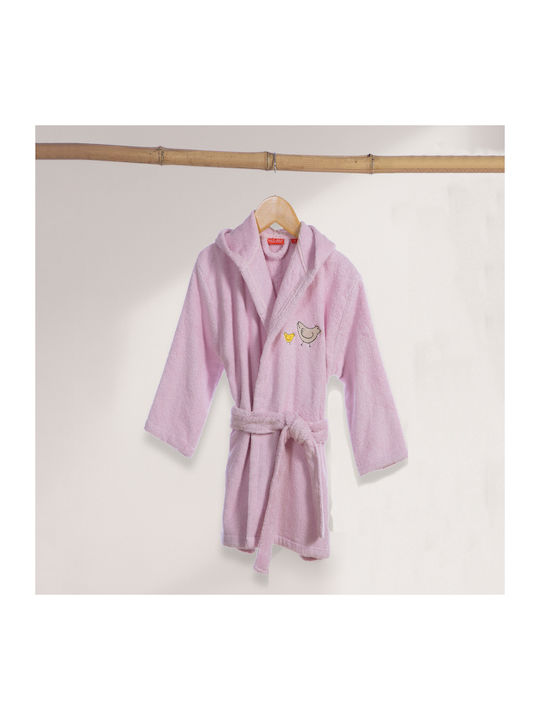 Nef-Nef Homeware Kids Bathrobe Cute & Sweet Lilac Hooded