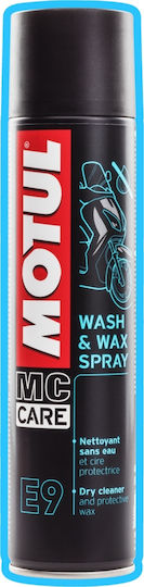 Motul Wash & Wax Polish MC Care E9 Καθαριστικό & Γυαλιστικό Κερί Μοτοσυκλέτας 400ml