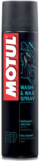 Motul Wash & Wax Polish MC Care E9 Καθαριστικό & Γυαλιστικό Κερί Μοτοσυκλέτας 400ml