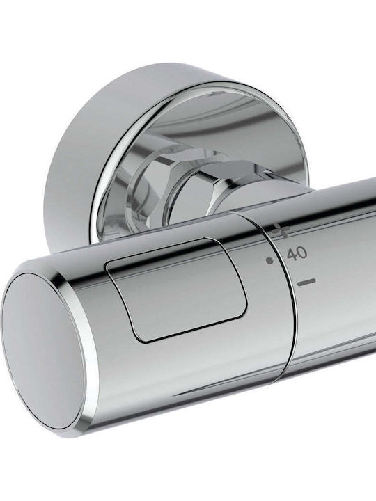 Ideal Standard Duschsäule mit Wannenbatterie Silber