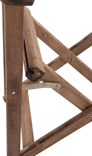 HomeMarkt Lemnos Rahmen Für Stuhl Für Regisseur Hölzernes 57x54x88,5cm Braun
