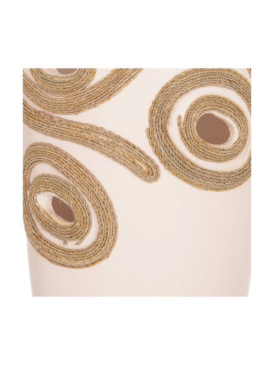 HomeMarkt Decorative Vase Ceramic Dean Beige Y22cm